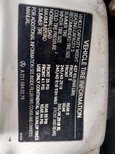 Seat Belt Front 211 Type Sedan E320 Fits 03-04 MERCEDES E-CLASS 1615389, US $60.00, image 2