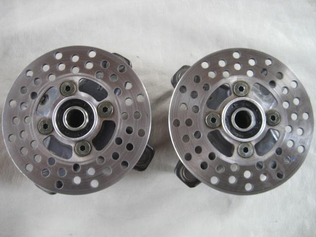 08 yamah raptor 700 front left or right  wheel hub with rotor 17c6