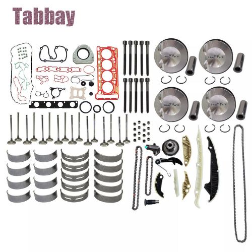 Engine rebuild overhaul gasket &amp; timing kit fits vw audi 2.0tfsi cnc chh cnt