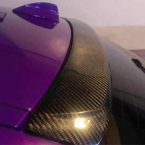 Real carbon rear roof spoiler wing for bmw 1 series e82 120i 125i coupe 2008-13