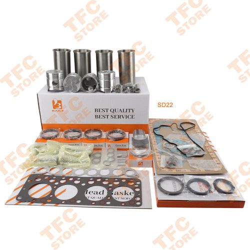 Sd22 overhaul rebuild kit for nissan engine parts w/ full gasket kit piston ring