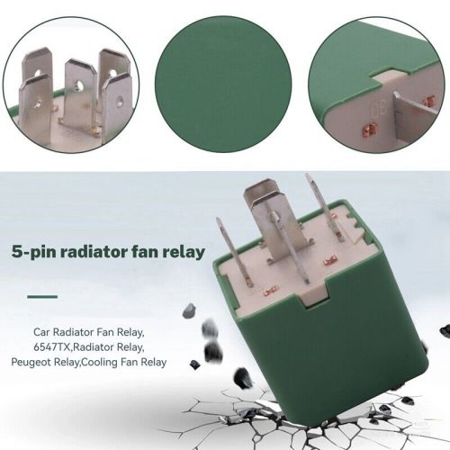 12V 35A 5 Pins Cooling Cooler Fan Relay Green 6547TX for 206 207 306 3377-, US $, image 8