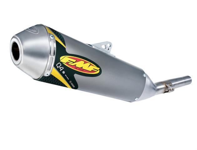 Fmf racing q4 slip-on exhaust aluminum fits suzuki dr-z400 2006-2007