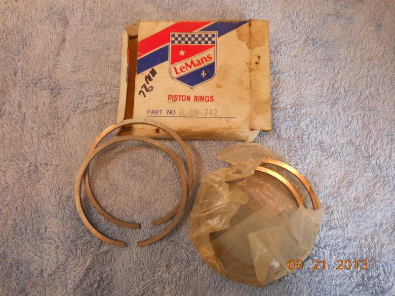 2 piston ring sets bombardier moto ski ski doo rotax tnt vintage snowmobie