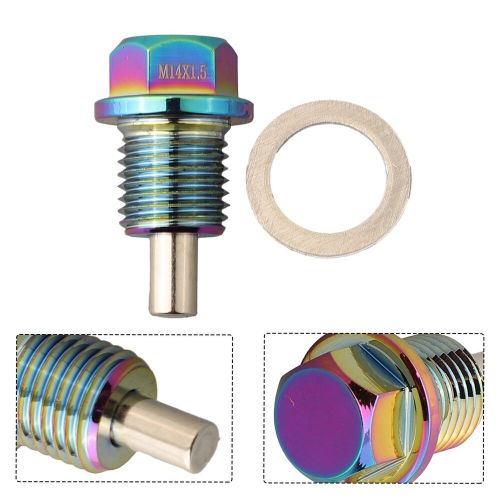 Aluminum Alloy Oil Drain Screw M14*1 5 Fit for Suzuki Hond Mitsubish i, US $13.05, image 2