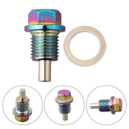 Aluminum Alloy Oil Drain Screw M14*1 5 Fit for Suzuki Hond Mitsubish i, US $13.05, image 16