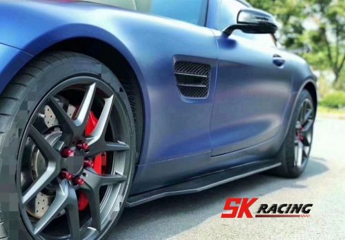 Fits Mercedes Benz AMG GT GTS 2016-2017 Carbon Fiber SideSkirts Side Step Lip, US $775.00, image 14