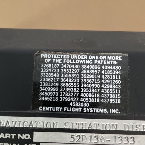 Century Navigation Situation Display P/N 52D136-1333, US $500.00, image 2