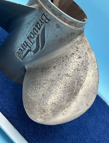 Used-Mercury Marine Bravo III (3) Stainless Steel Propeller MPN-48-823666 24P, US $291.79, image 2