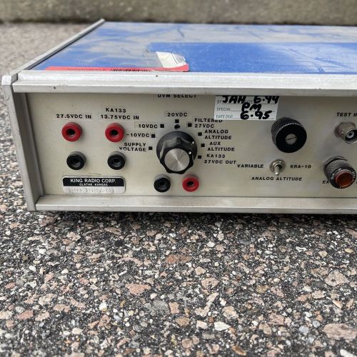 Bendix king kra-10 ki250 ka133 test panel avionics simulator