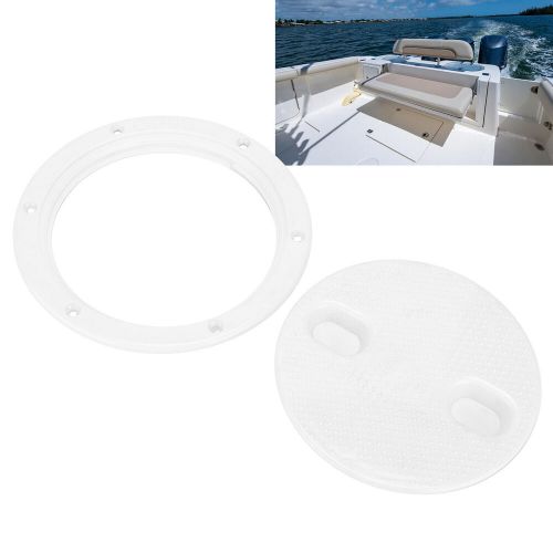 6in Deck Plate Inspection Hatch Cover Round White NonSlip AntiAging, US $14.70, image 2