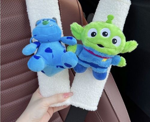 2pcs Car Seat Belt Shoulder Cover Cute Monster Decoration Shoulder Pads 22CM NEW, US $18.39, image 6