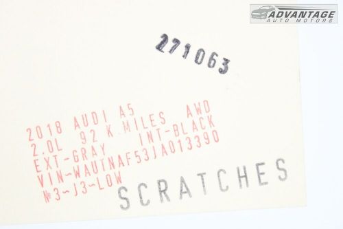 2018-2023 AUDI A5 F5 REAR HVAC AC HEATER TEMPERATURE CLIMATE CONTROL OEM, US $65.99, image 2