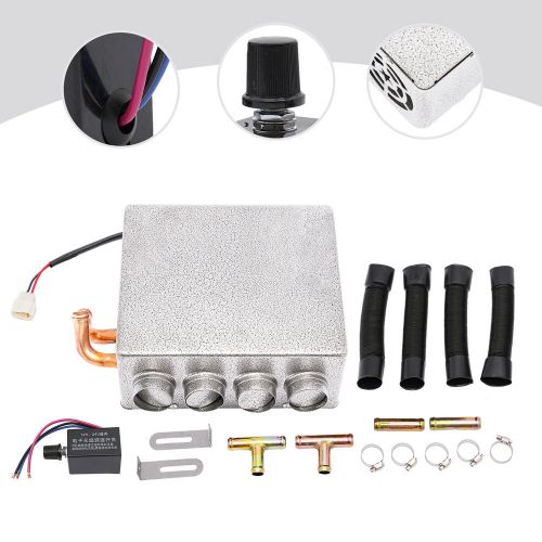 12V Universal Auto Cab Underdash Compact Heater Copper Tube + Speed Switch Fast, US $51.51, image 3