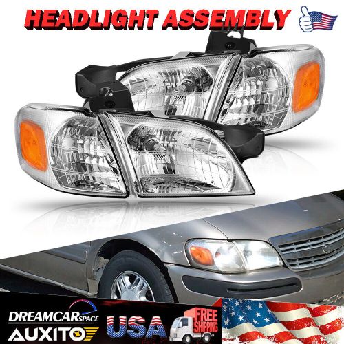 Headlights + Corner Signal Lamps Set Fit 1997-2005 Chevy Venture Pontiac Montana, US $79.99, image 13