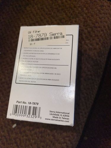 SIERRA PREMIUM MARINE OIL FILTER;P/N 18-7879., US $12.00, image 2