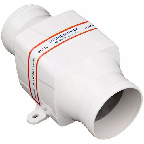 76mm In Line Blower Boat Bilge Cool Fan Marine Cabin Engine Ventilation 3" 12V, US $54.99, image 3