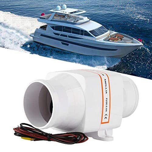 76mm In Line Blower Boat Bilge Cool Fan Marine Cabin Engine Ventilation 3" 12V, US $54.99, image 14