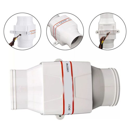 76mm In Line Blower Boat Bilge Cool Fan Marine Cabin Engine Ventilation 3" 12V, US $54.99, image 16