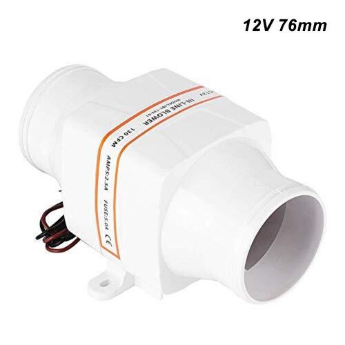76mm In Line Blower Boat Bilge Cool Fan Marine Cabin Engine Ventilation 3" 12V, US $54.99, image 17