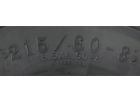 Kenda 215/60-8 bias trailer tire with 8" white wheel - 5 on 4-1/2 - load range d