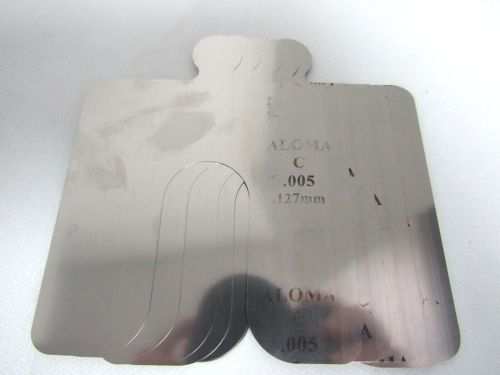 ALOMA MOTOR SHIMS SIZE C, 0.005" THK, 4"LG, 4" WD, .127mm, 20 PCS BOX, US $25.00, image 13