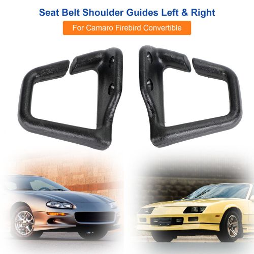 Black Seat Belt Shoulder Guides For 1993-2002 Camaro Firebird Convertible, US $41.71, image 11