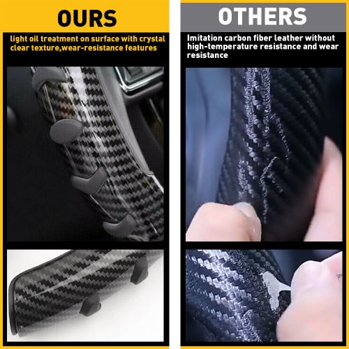 Carbon Fiber Carbon Fiber Universal Steering Wheel Booster Cover For 37-39cm H, US $15.99, image 2