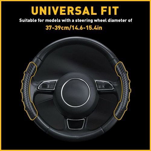 Carbon Fiber Carbon Fiber Universal Steering Wheel Booster Cover For 37-39cm H, US $15.99, image 9