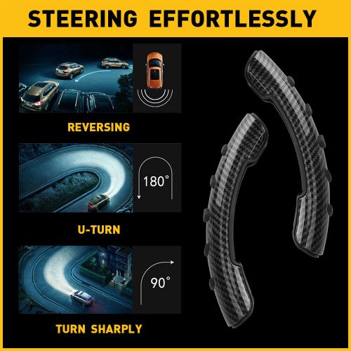Carbon Fiber Carbon Fiber Universal Steering Wheel Booster Cover For 37-39cm H, US $15.99, image 11