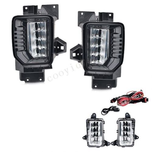 For gmc sierra 2500hd 3500hd 2019--2022 led fog light signal wiring switch kit