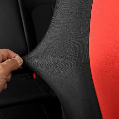 For Toyota Car Seat Covers Front Rear 5-Seats Protector PU Leather Full Set, US $43.99, image 3