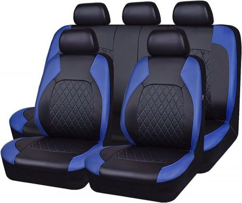 For Toyota Car Seat Covers Front Rear 5-Seats Protector PU Leather Full Set, US $43.99, image 10