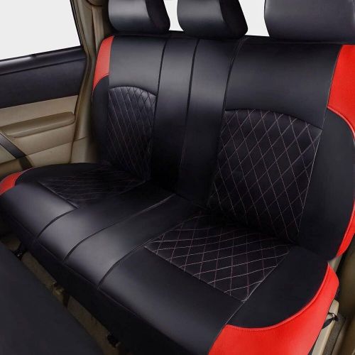 For Toyota Car Seat Covers Front Rear 5-Seats Protector PU Leather Full Set, US $43.99, image 13