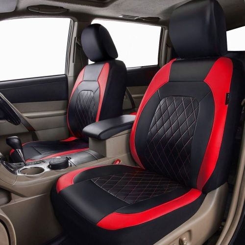 For Toyota Car Seat Covers Front Rear 5-Seats Protector PU Leather Full Set, US $43.99, image 14