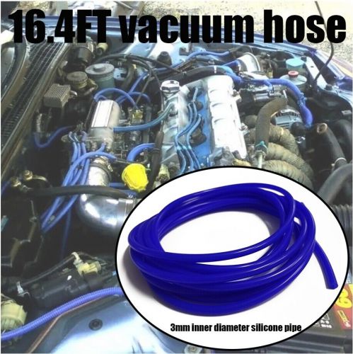 16.4feet Blue Fuel Air Silicone Vacuum Hose Turbo Boost Line Tube Pipe 1/8"(3mm), US $16.89, image 16