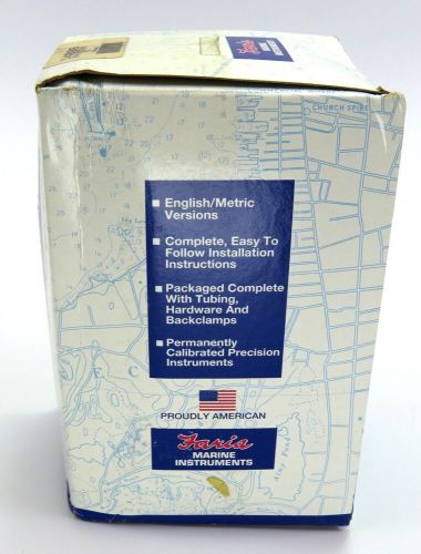 Faria Marine Instruments 14008 60 MPH Speedo, White Face/Trim, Old Stock - Read, US $49.88, image 8