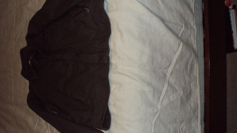 Harley davidson Eagle Jacket zipper snap front olive khaki RARE! , US $69.99, image 2