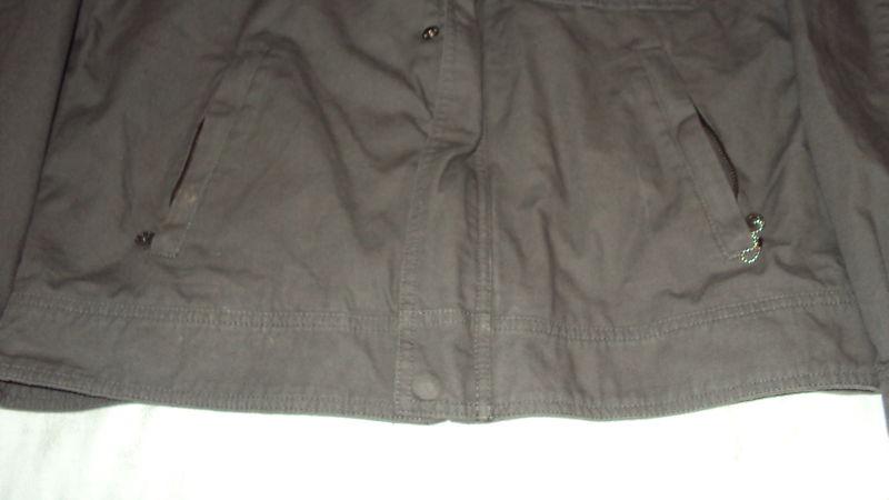 Harley davidson Eagle Jacket zipper snap front olive khaki RARE! , US $69.99, image 4