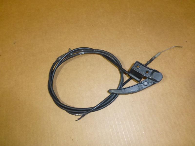 Porsche 944 924 early type hood release handle with cable oem