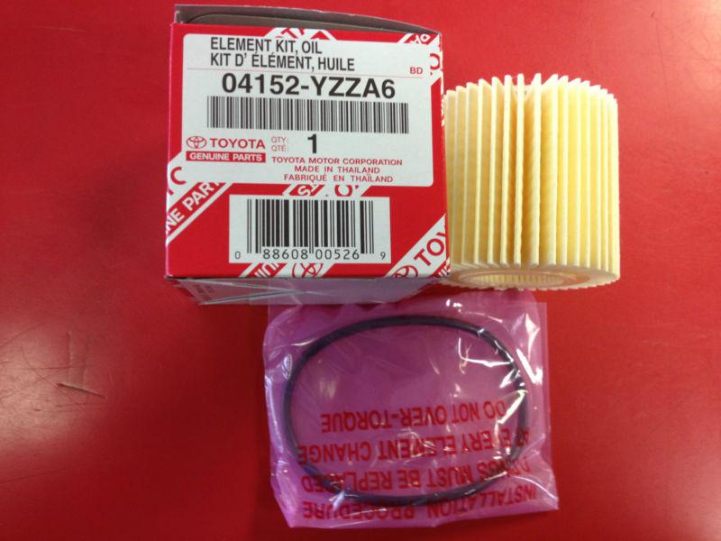 GENUINE TOYOTA OIL FILTER (5QTY) PRIUS 2010-2013 PRIUS V 2013 OEM 04152-YZZA6, US $25.00, image 2