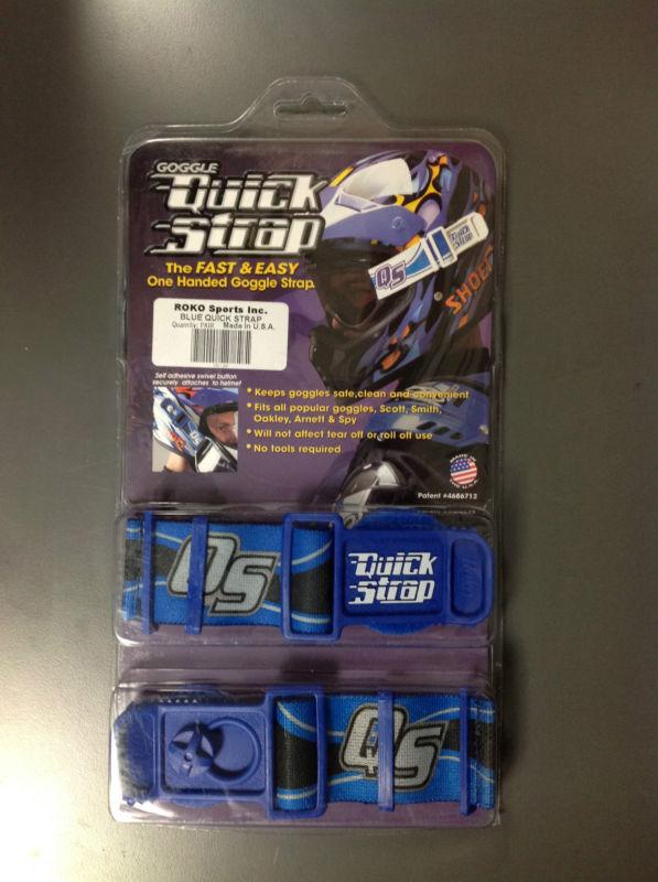 Quick strap goggle quick straps blue oem #qs-30