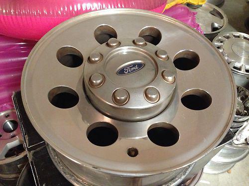 (4) ford f250 f350 17x7.5 wheels rims caps oem factory 05-09