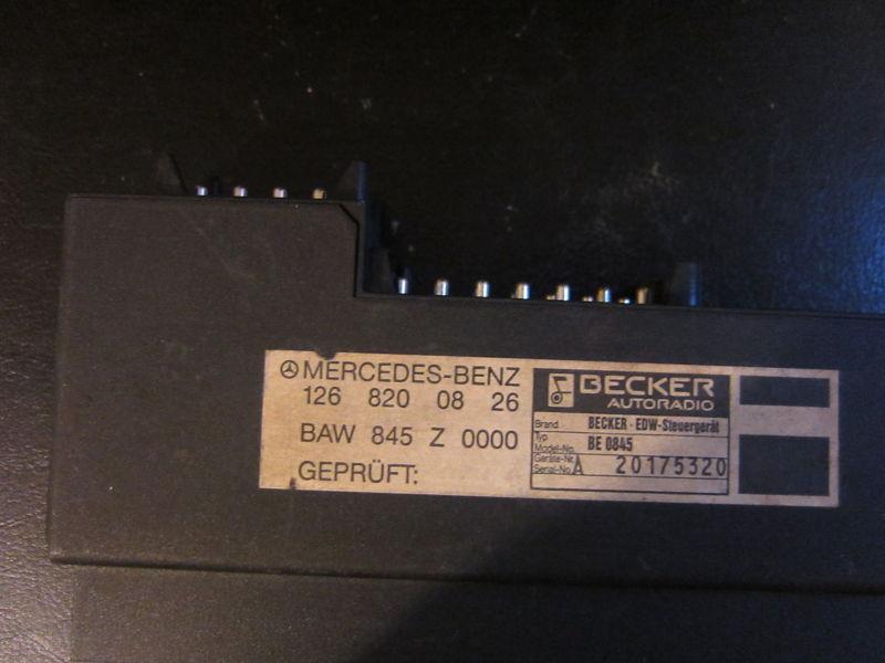 92 mercedes benz 190 560sel anti theft control alarm module 1268200826