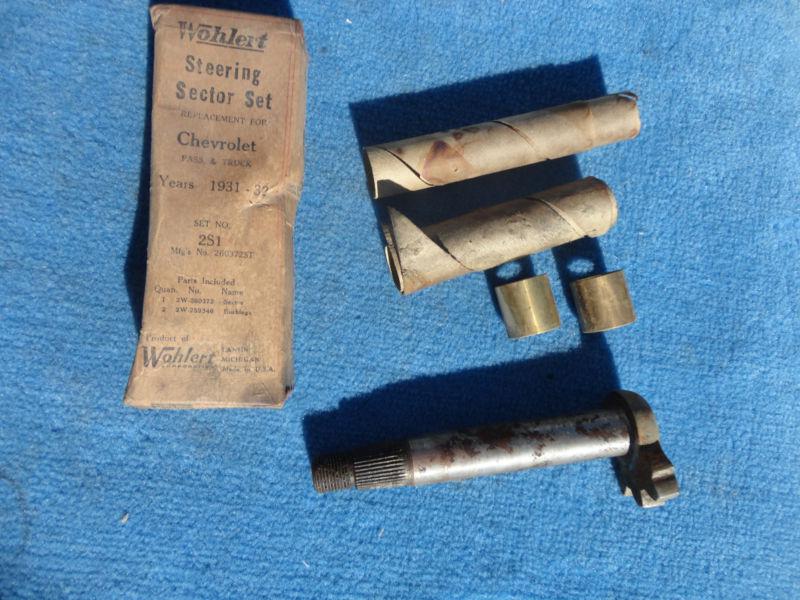 1931 1932 chevy vintage nos new steering sector replacement set gm # 260372