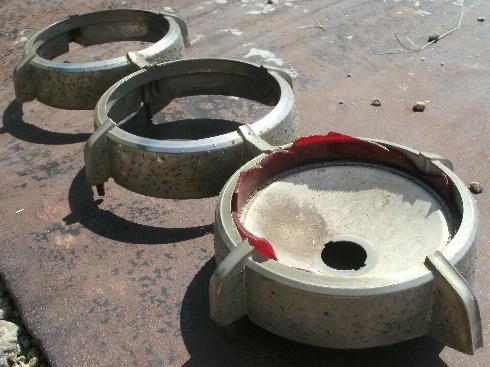 1960 60 ford thunderbird tbird tail light bezel trim chrome oem ring door 