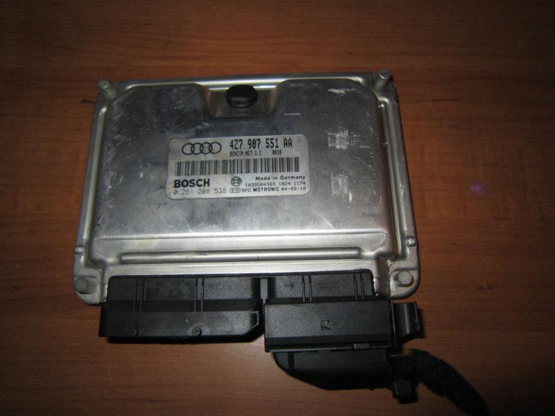 02 03 2004 audi a6 s-line engine control module computer ecu 2.7t 4z790551aa 