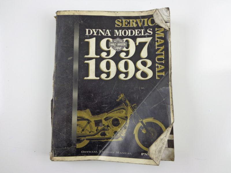 Harley davidson 1997/98 dyna models service manual 99481-98