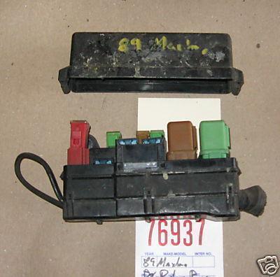 Nissan 89 maxima relay box/block 1989