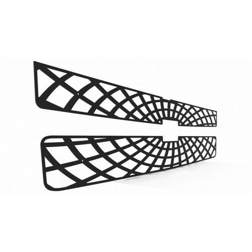 Chevy Silverado HD 2500 3500 07-10 Spiderweb Black Powdercoat Truck Grill Add-On, US $124.95, image 2